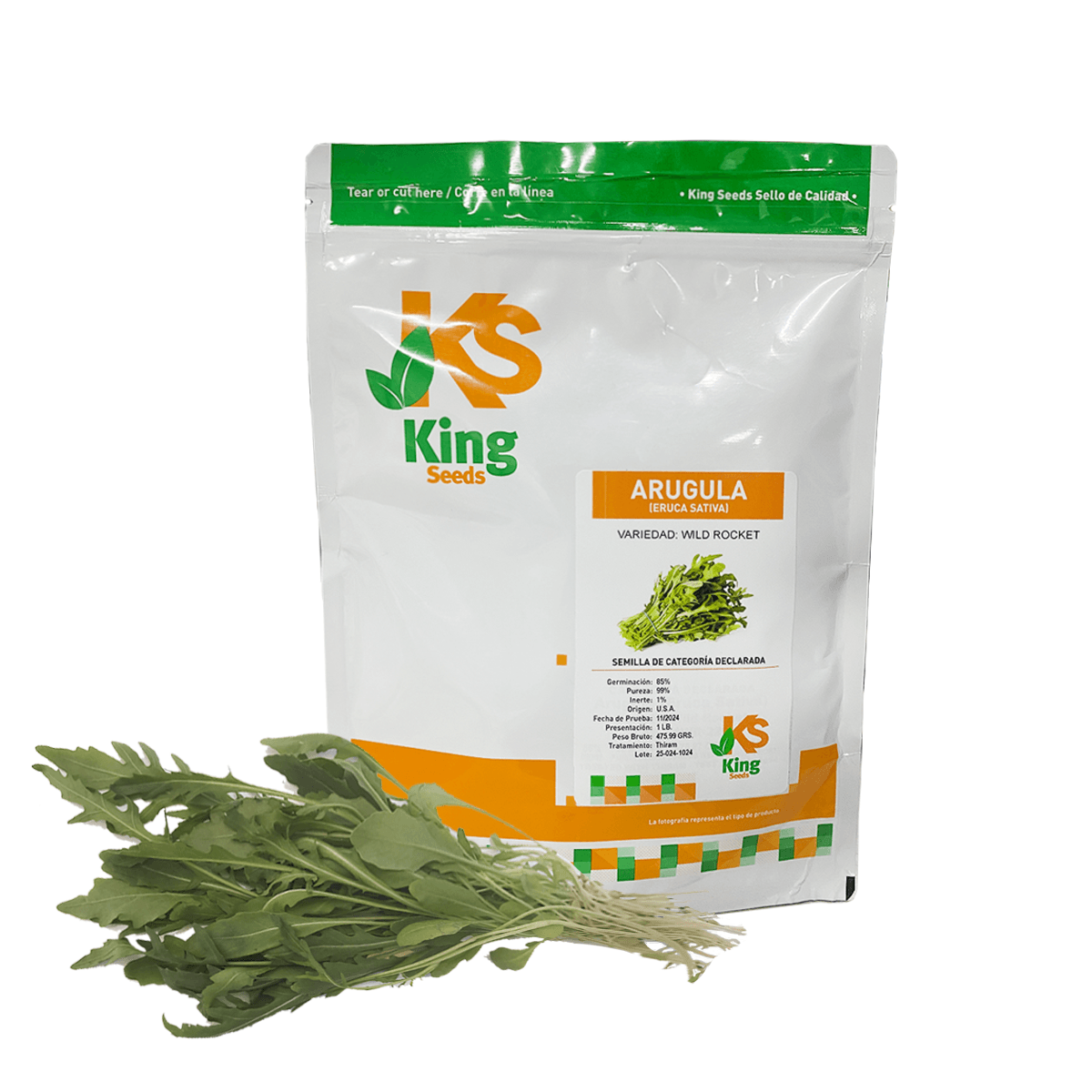 Arúgula Wild Rocket Sobre 1 Libra