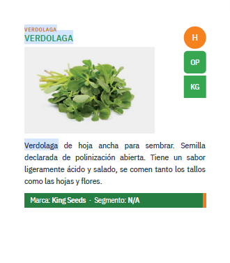 Verdolaga sobre de 1 Kg Sin tratamiento