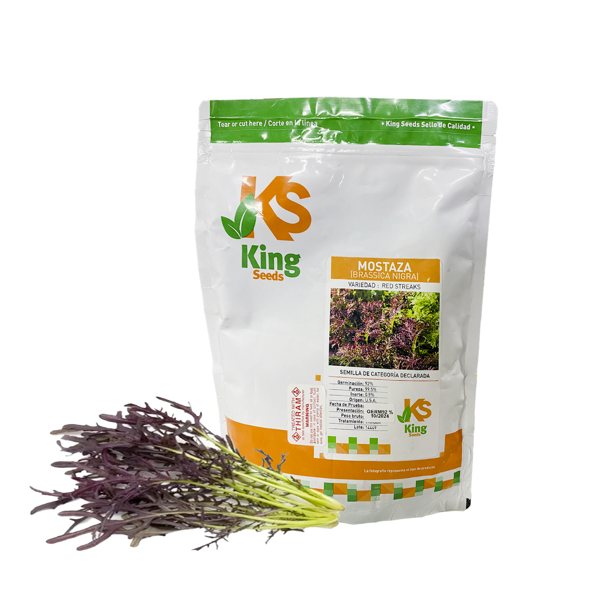 Mostaza Red Streaks Sobre 1 Lb