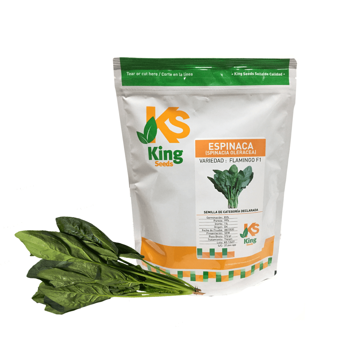 Espinaca Flamingo F-1 Sobre 50 Millares