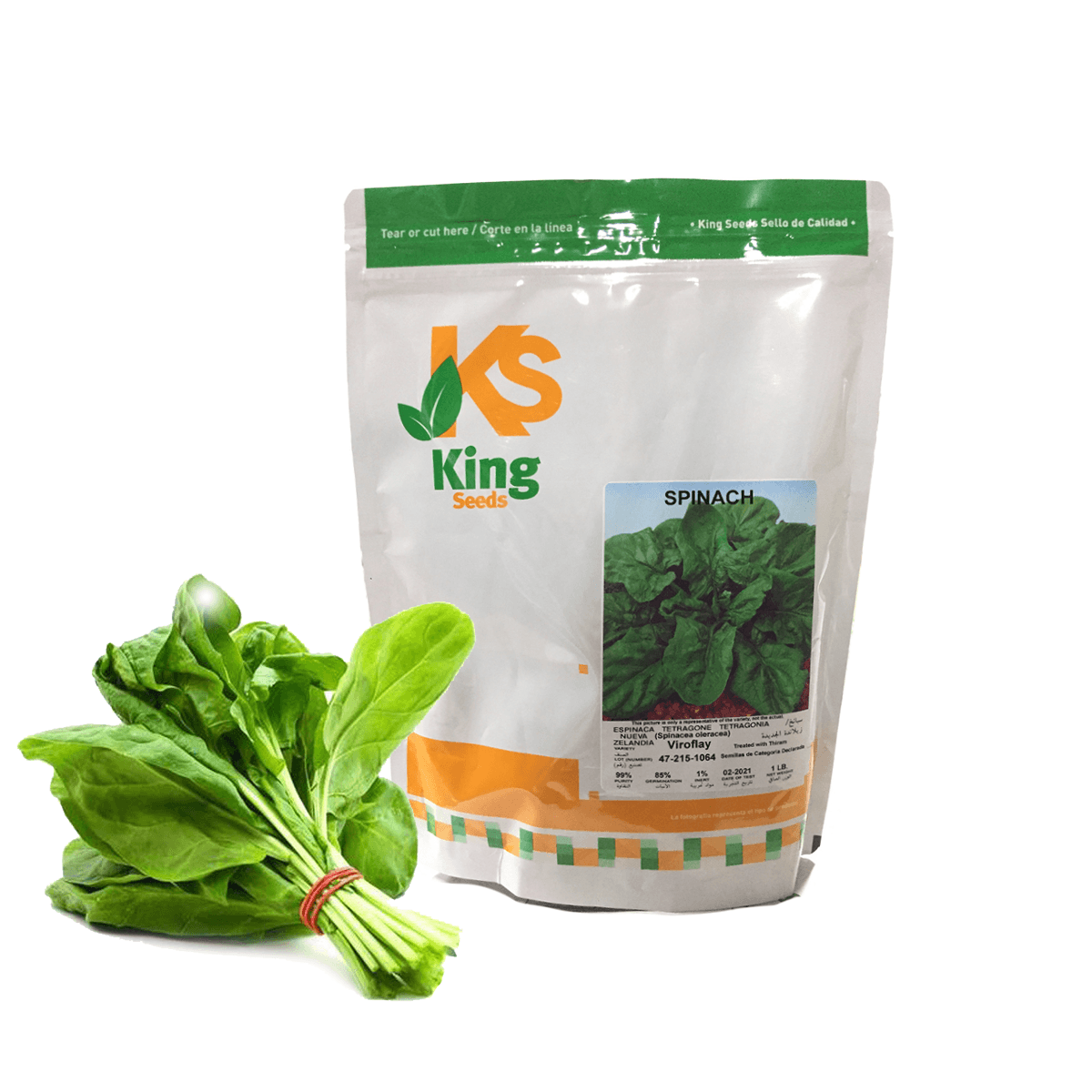 Espinaca Viroflay Sobre 1 Lb
