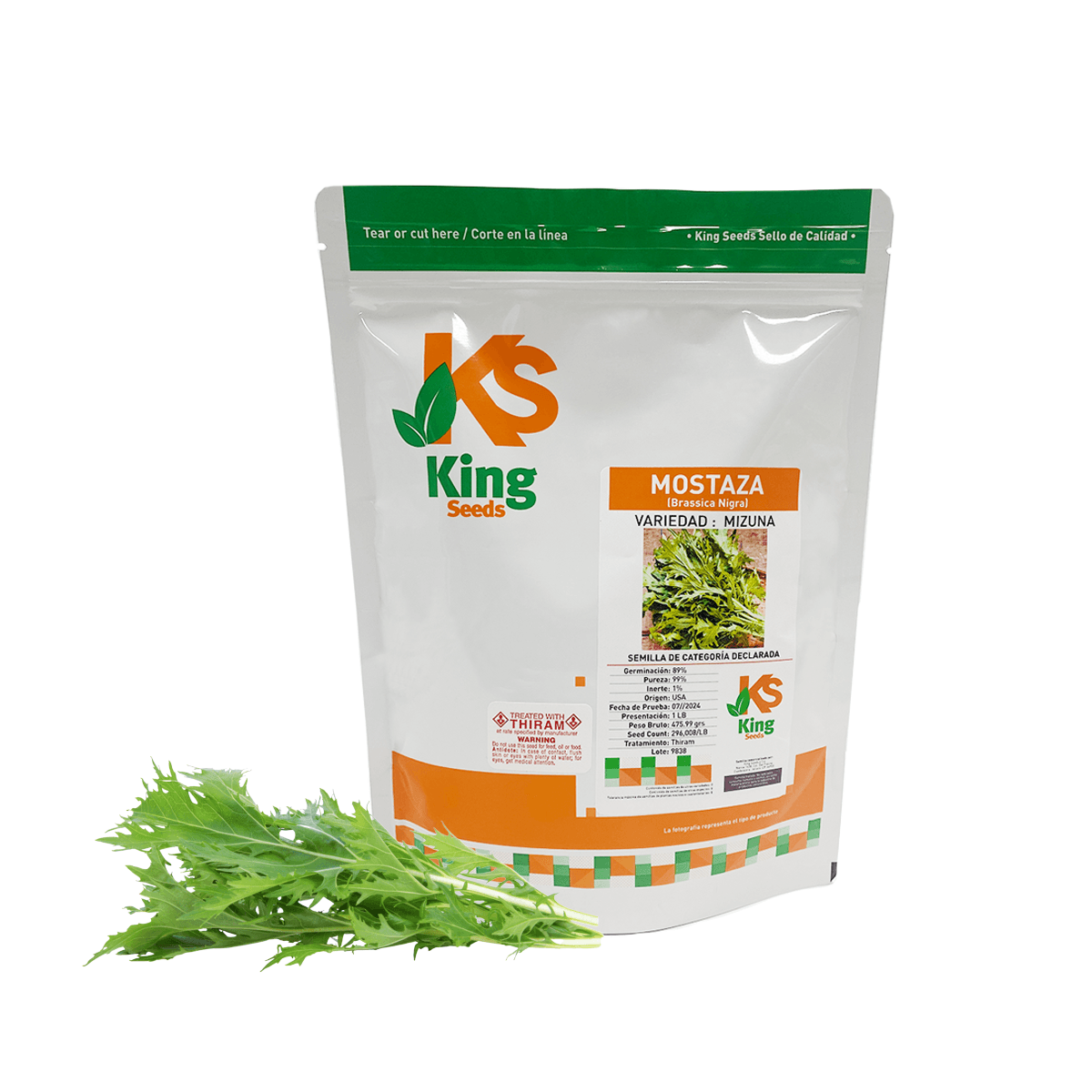 Mostaza Mizuna Sob 1 Lb