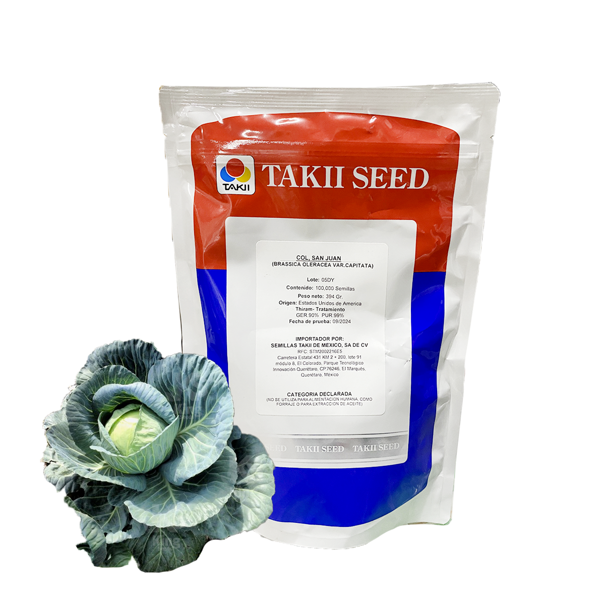 Repollo San Juan Sobre 100 millares