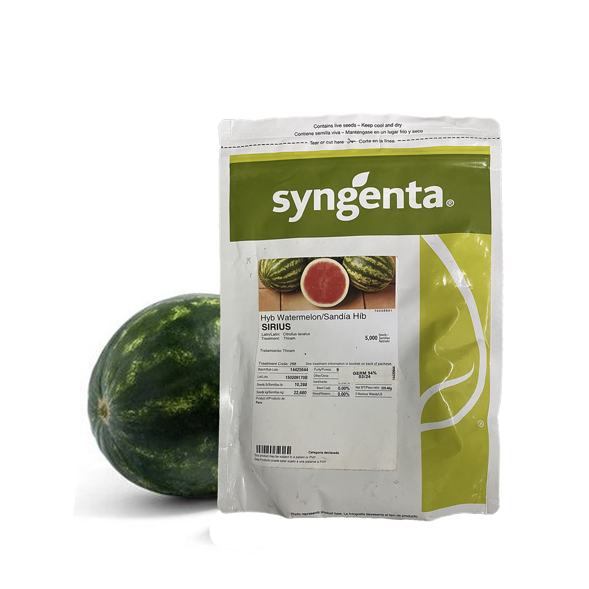 Sandia Sirius Mini Sobre 5 millares. Descuento 25% (se aplica en el carrito)