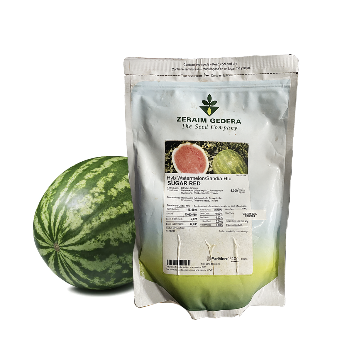 Sandia Sugar Red Sobre 5 Millares