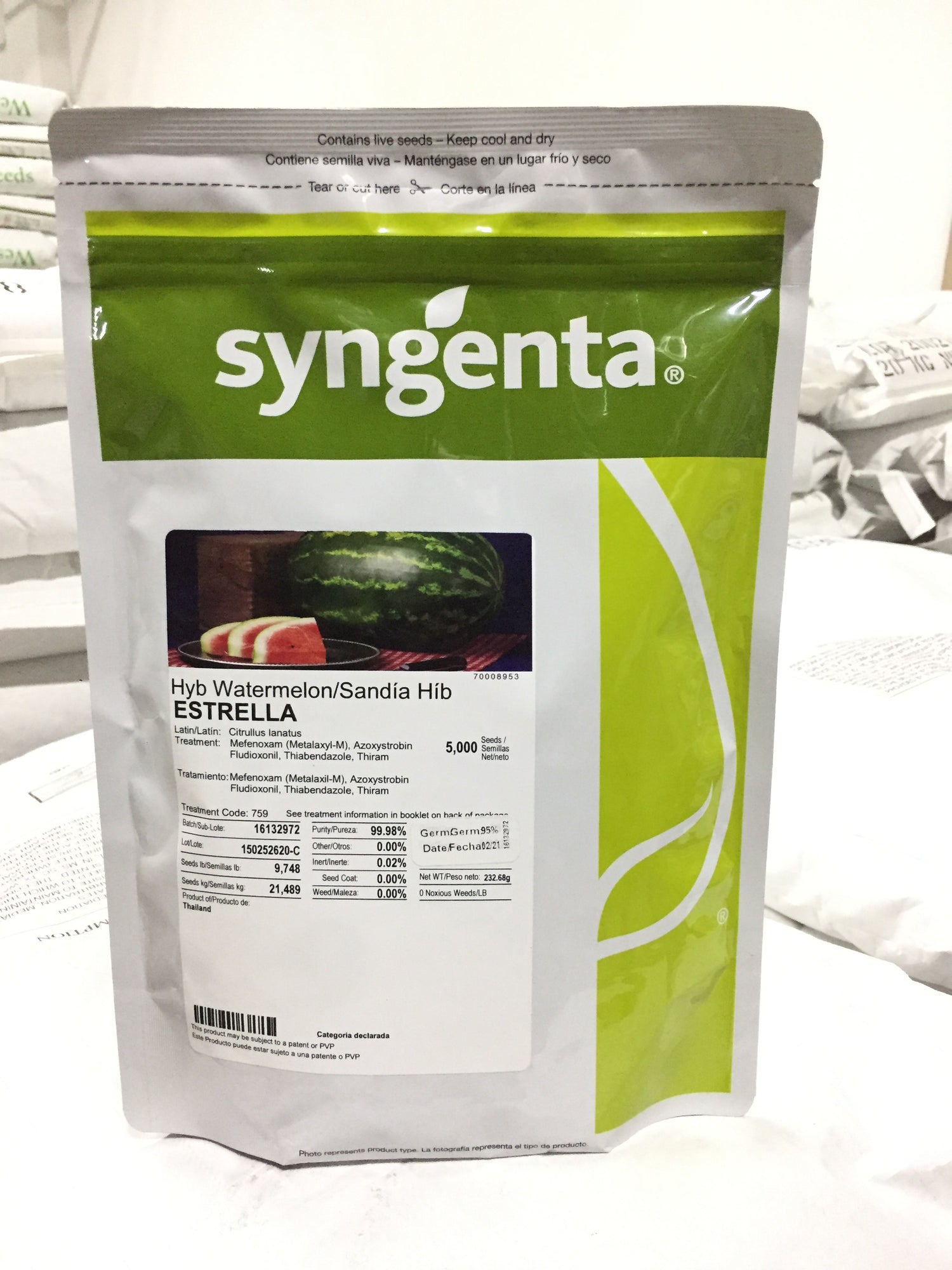 Sandia Estrella Sobre 5 Millares