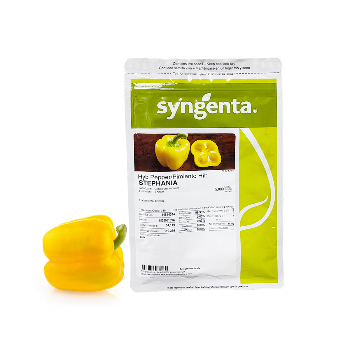 Pimiento Amarillo Stephania Sobre 5 Millares