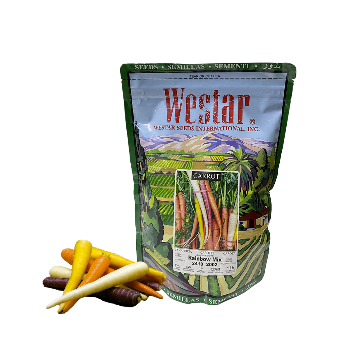 Zanahoria Rainbow Mix Color 1Lb