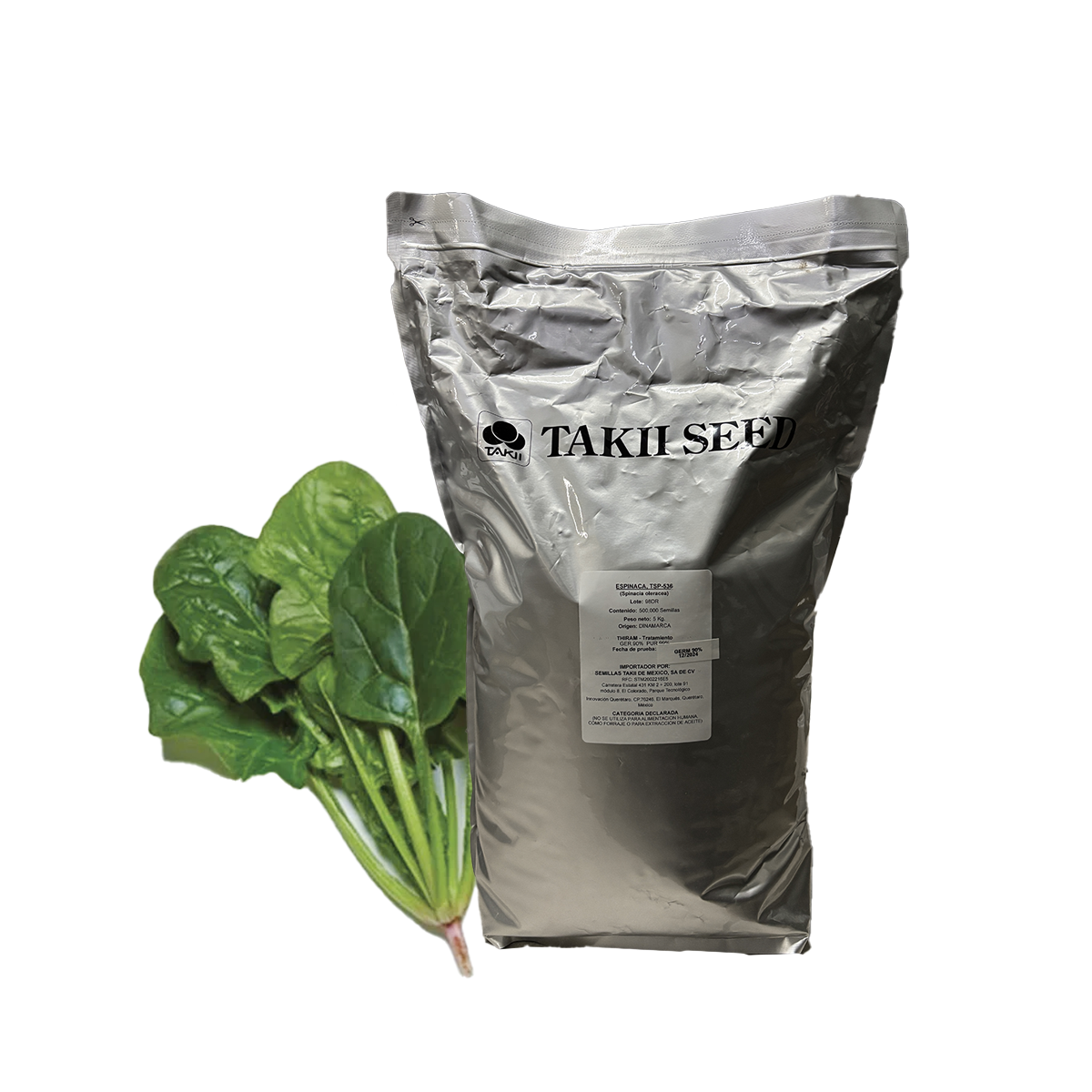Espinaca Brunchy (Tsp 536)  Saco 500 Millares