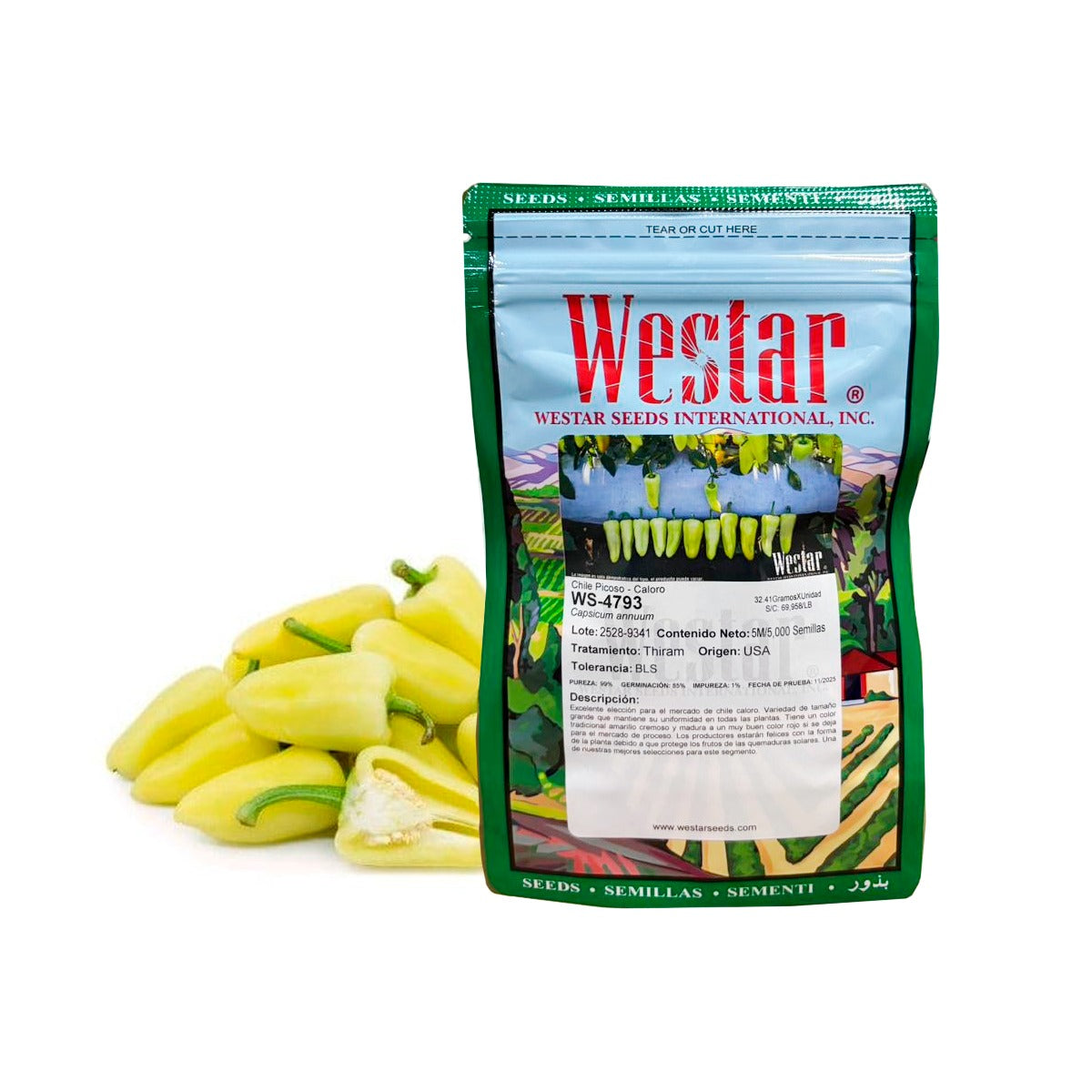 Chile Caloro Santa Fe WS-4793 Sobre 5 millares