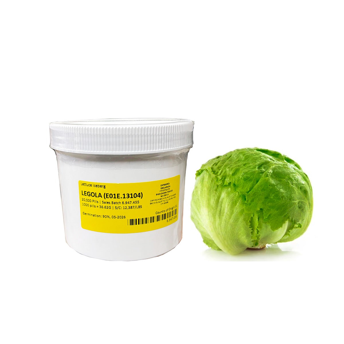 Lechuga Legola Lata 20 millares